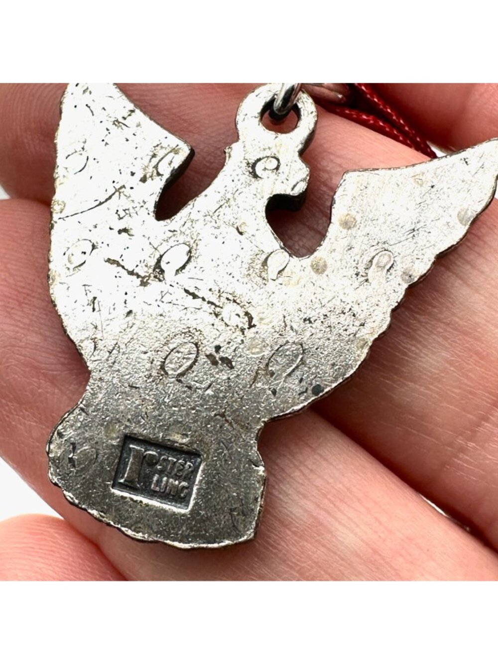 Antique Boy Scouts of America Medal Sterling Silver Eagle Be Prepared - Picture 10 of 10
